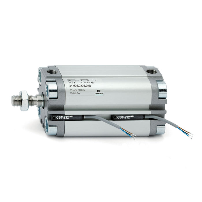 Camozzi 31F1A012A005 ISO 21287 Compact Pneumatic Cylinder - 12mm x 5mm