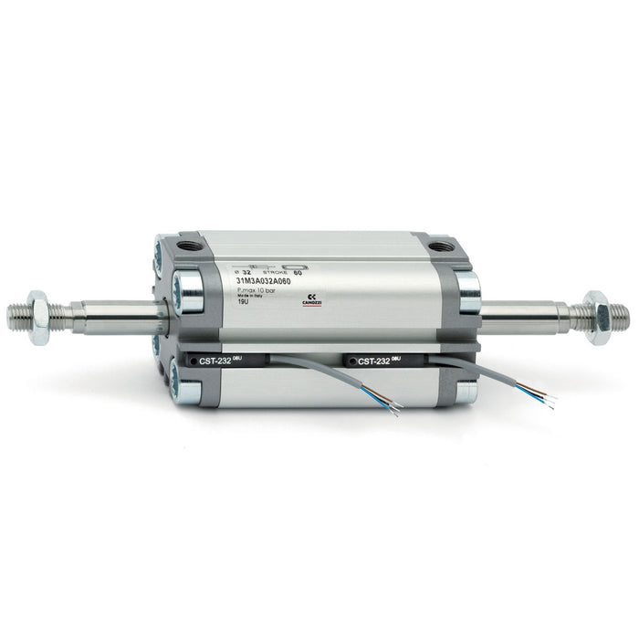 Camozzi 31F3A016A005 ISO 21287 Compact Pneumatic Cylinder - 16mm x 5mm