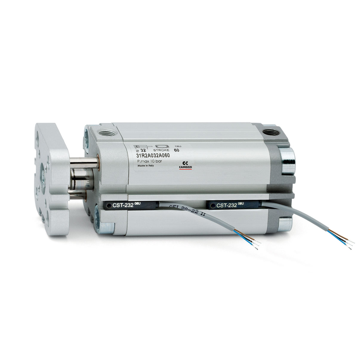 Camozzi | 31R2A025A120 | 25mm Bore x 120mm Stroke | ISO 21287 | Pneumatic Cylinder