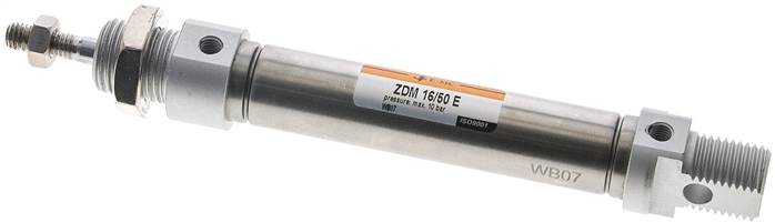 EMC | ZDM 16/50 E | 16mm Bore x 50mm Stroke | ISO 6432 | Pneumatic Cylinder