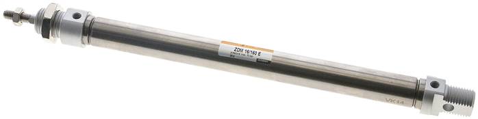 EMC ZDM 16/160 E 16mm bore x 160mm stroke ISO 6432 pneumatic cylinder