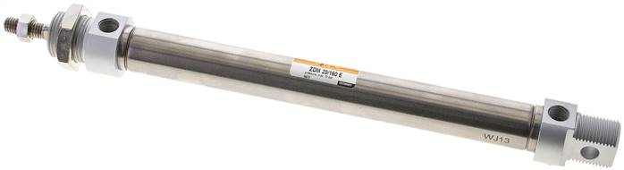 EMC ZDM 20/160 E 20mm bore x 160mm stroke ISO 6432 pneumatic cylinder