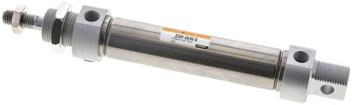 EMC | ZDM 25/80 E | 25mm Bore x 80mm Stroke | ISO 6432 | Pneumatic Cylinder