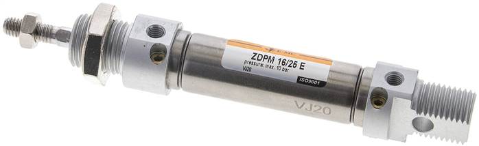 EMC | ZDPM 16/25 E | 16mm Bore x 25mm Stroke | ISO 6432 | Pneumatic Cylinder