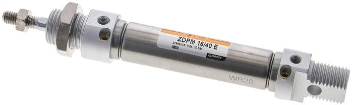 EMC | ZDPM 16/40 E | 16mm Bore x 40mm Stroke | ISO 6432 | Pneumatic Cylinder