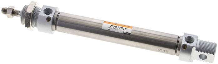 EMC | ZDPM 20/100 E | 20mm Bore x 100mm Stroke | ISO 6432 | Pneumatic Cylinder