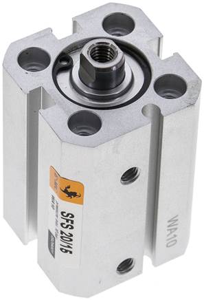 EMC | SFS 20/15 | 20mm Bore x 15mm Stroke | ISO 21287 | Pneumatic Cylinder