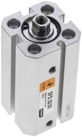 EMC SFS 20/30 20mm bore x 30mm stroke ISO 21287 compact pneumatic cylinder