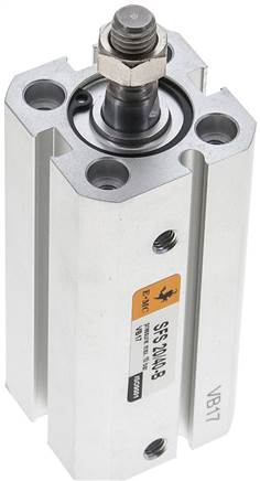 EMC SFS 20/40-B 20mm bore x 40mm stroke ISO 21287 compact pneumatic cylinder