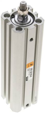 EMC SFS 25/100-B 25mm bore x 100mm stroke ISO 21287 compact pneumatic cylinder