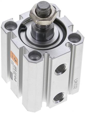 EMC SFS 32/10-B 32mm bore x 10mm stroke ISO 21287 compact pneumatic cylinder