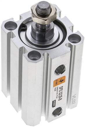 EMC SFS 32/25-B 32mm bore x 25mm stroke ISO 21287 compact pneumatic cylinder