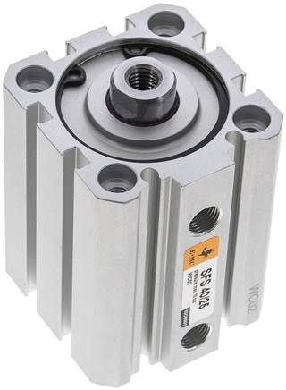 EMC SFS 40/25 40mm bore x 25mm stroke ISO 21287 compact pneumatic cylinder