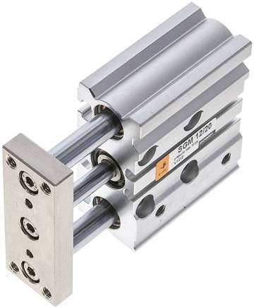 EMC SGM 12/20 12mm bore x 20mm stroke guided pneumatic cylinder