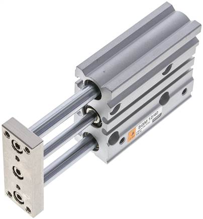 EMC | SGM 12/40 | 12mm Bore x 40mm Stroke | Guided | Pneumatic Cylinder