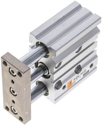 EMC | SGM 16/20 | 16mm Bore x 20mm Stroke | Guided | Pneumatic Cylinder