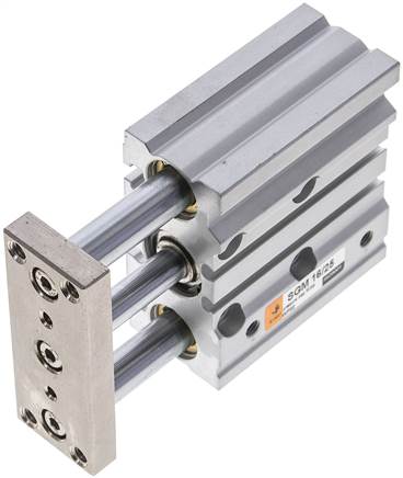 EMC | SGM 16/25 | 16mm Bore x 25mm Stroke | Guided | Pneumatic Cylinder