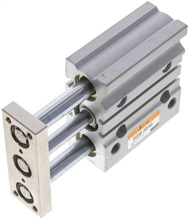 EMC | SGM 20/40 | 20mm Bore x 40mm Stroke | Guided | Pneumatic Cylinder