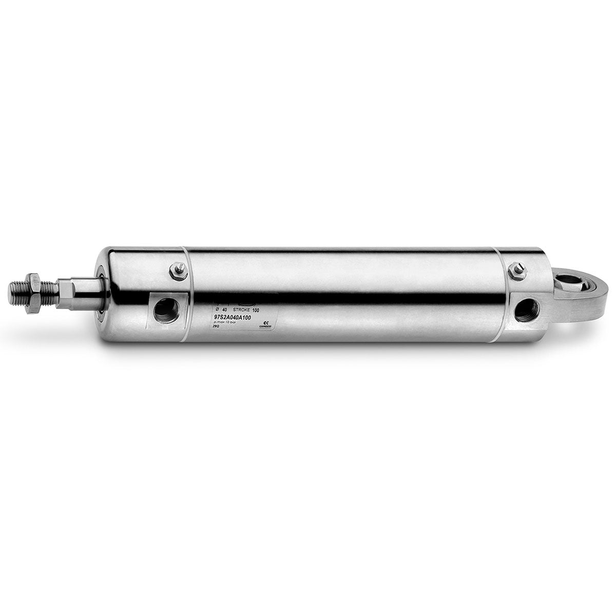 Camozzi | 97S2A032A0080 | 32mm Bore x 80mm Stroke | ISO 15552 | Pneumatic Cylinder