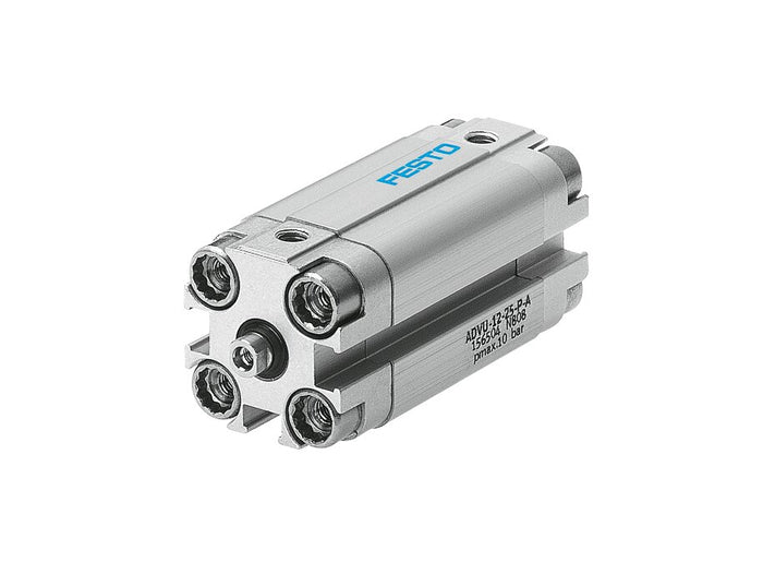Festo | ADVU-12-120-P-A | 12mm Bore x 120mm Stroke | Compact Pneumatic Cylinder