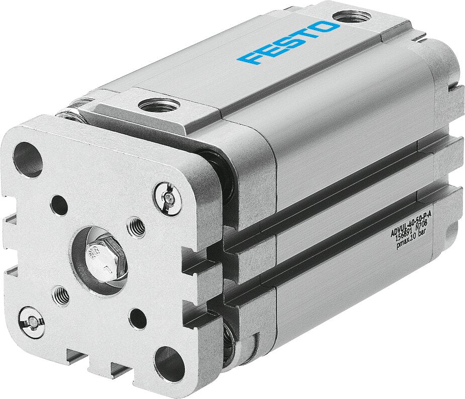 Festo | ADVUL-50-130-P-A | 50mm Bore x 130mm Stroke | Compact Pneumatic Cylinder
