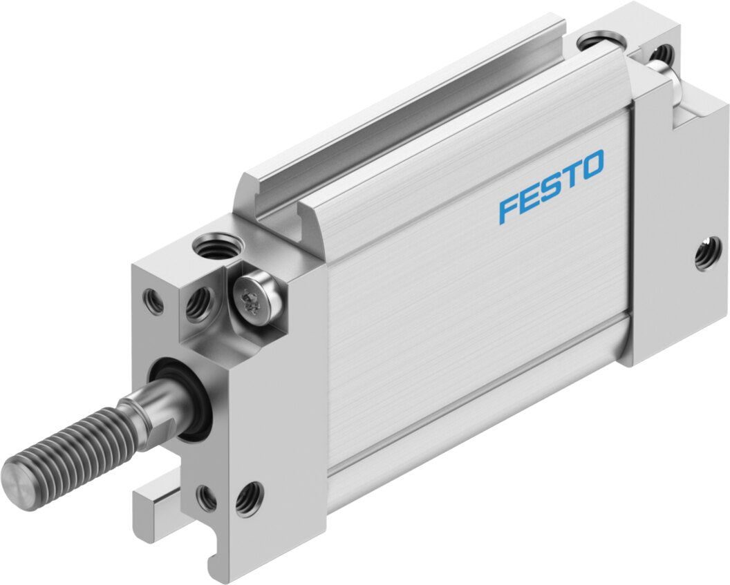 Festo | DZF-12-80-A-P-A-S6 | 12mm Bore x 80mm Stroke | Flat Pneumatic Cylinder