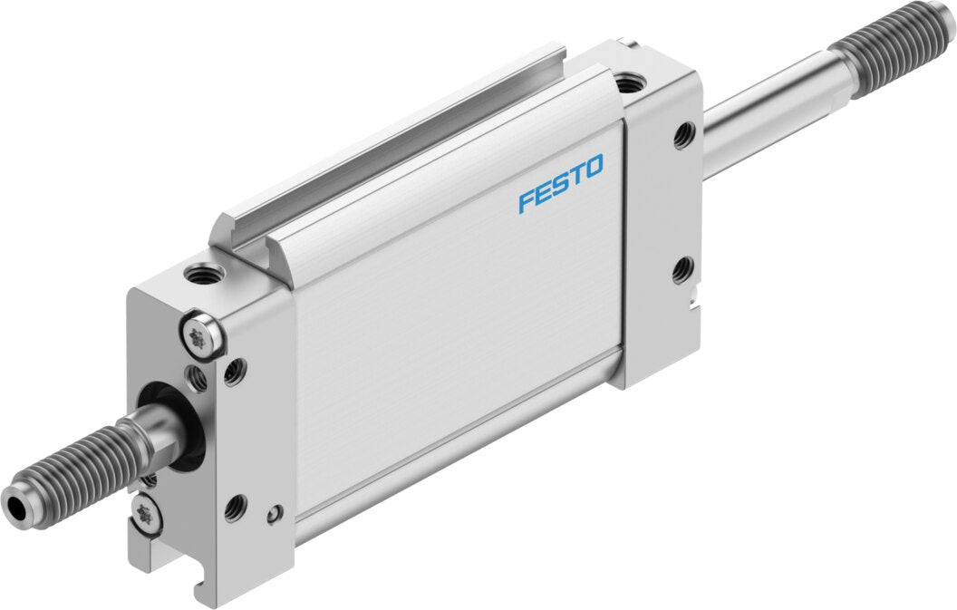 Festo | DZF-18-100-A-P-A-S20 | 18mm Bore x 100mm Stroke | Flat Pneumatic Cylinder