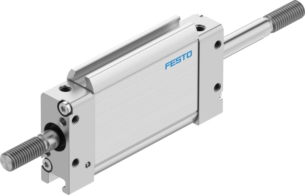 Festo | DZF-18-80-A-P-A-S2 | 18mm Bore x 80mm Stroke | Flat Pneumatic Cylinder
