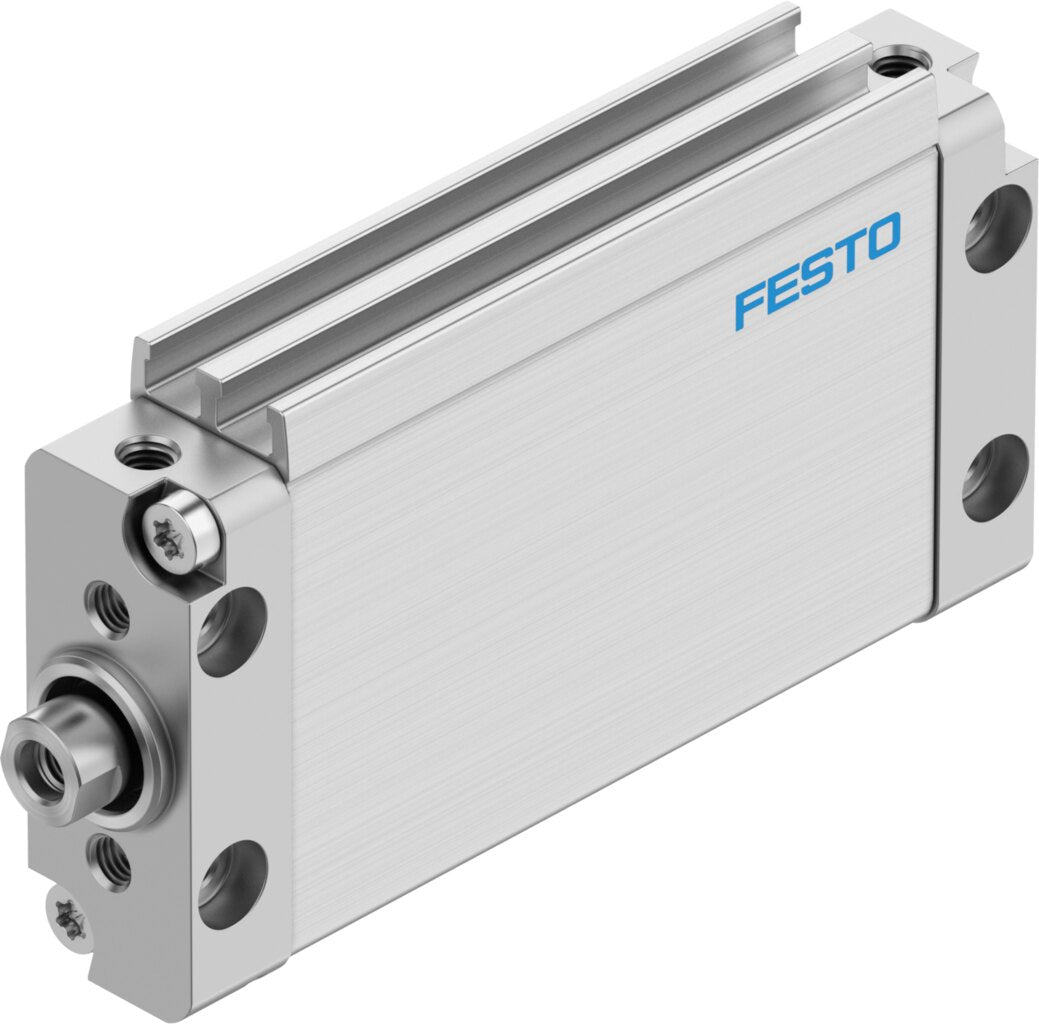 Festo | DZF-25-100-P-A-S6 | 25mm Bore x 100mm Stroke | Flat Pneumatic Cylinder