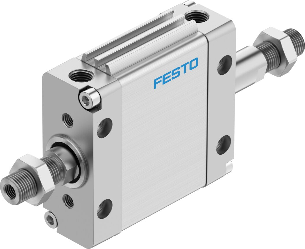 Festo | DZF-50-40-A-P-A-S20 | 50mm Bore x 40mm Stroke | Flat Pneumatic Cylinder