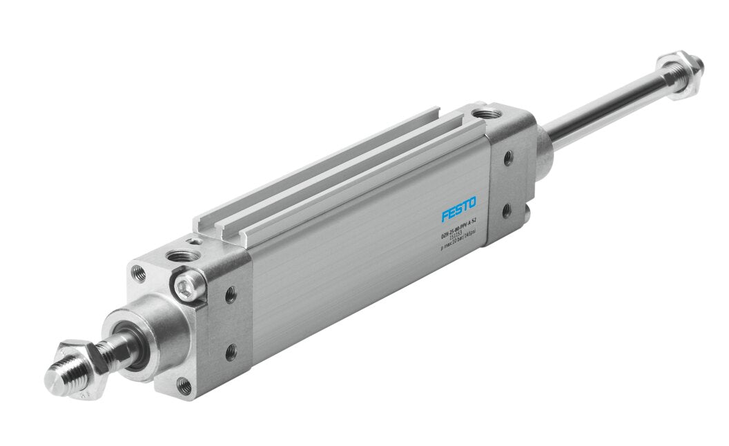 Festo | DZH-20-80-PPV-A-S2 | 20mm Bore x 80mm Stroke | Flat Pneumatic Cylinder