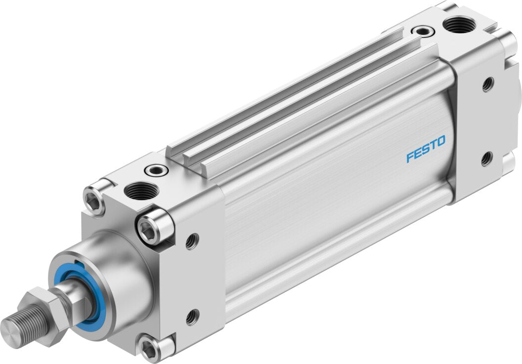 Festo | DZH-40-80-PPV-A | 40mm Bore x 80mm Stroke | Flat Pneumatic Cylinder