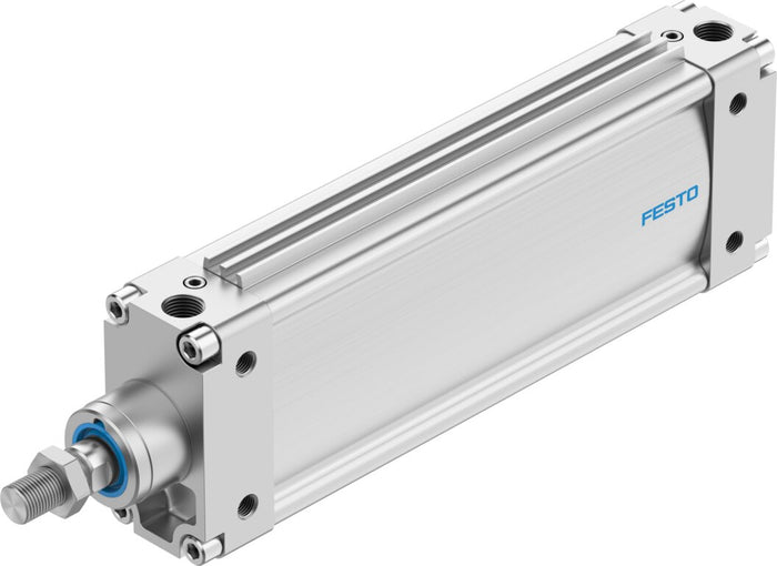 Festo | DZH-63-200-PPV-A | 63mm Bore x 200mm Stroke | Flat Pneumatic Cylinder