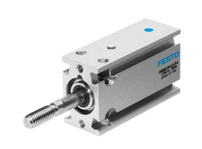 Festo | EMMZ-25-15-P-A | 25mm Bore x 15mm Stroke | Compact Pneumatic Cylinder
