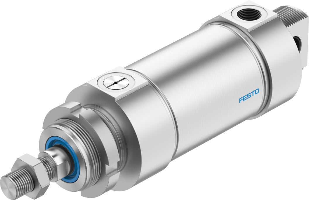 Festo | ESNU-63-50-P-A | 63mm Bore x 50mm Stroke | ISO 6432 | Pneumatic Cylinder