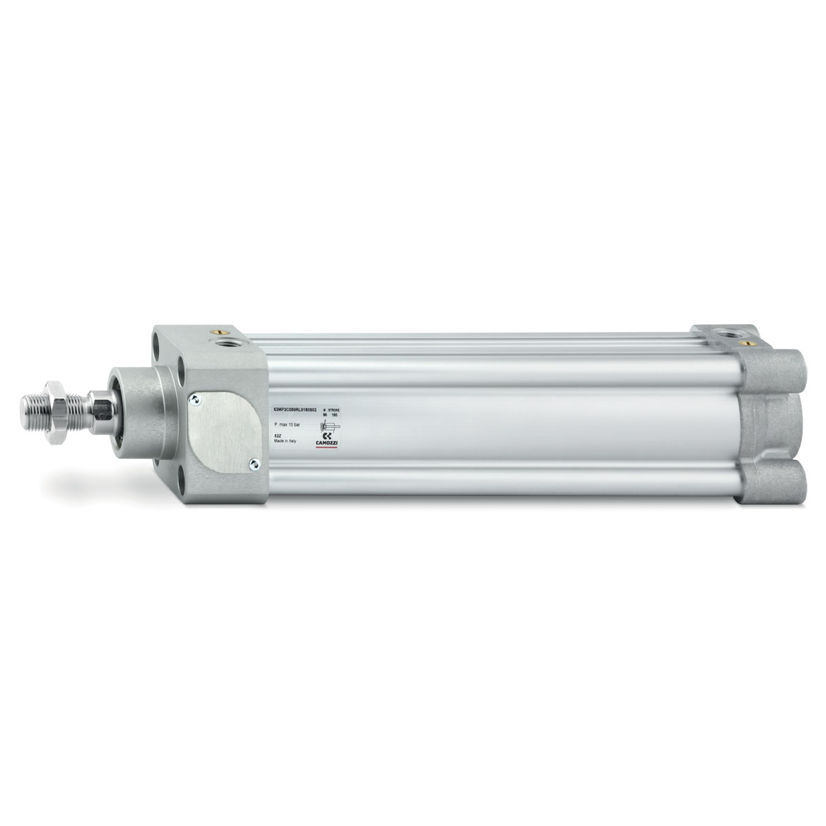 Camozzi | 63MP2C063A0200FL | 63mm Bore x 200mm Stroke | ISO 15552 | Pneumatic Cylinder
