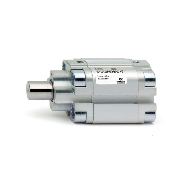 Camozzi ST312A020A015 Compact Pneumatic Cylinder - 20mm x 15mm