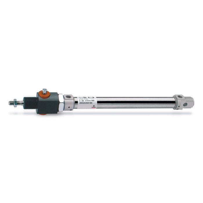 Camozzi 24N2A20RL125 ISO 6432 Pneumatic Cylinder - 20mm x 125mm