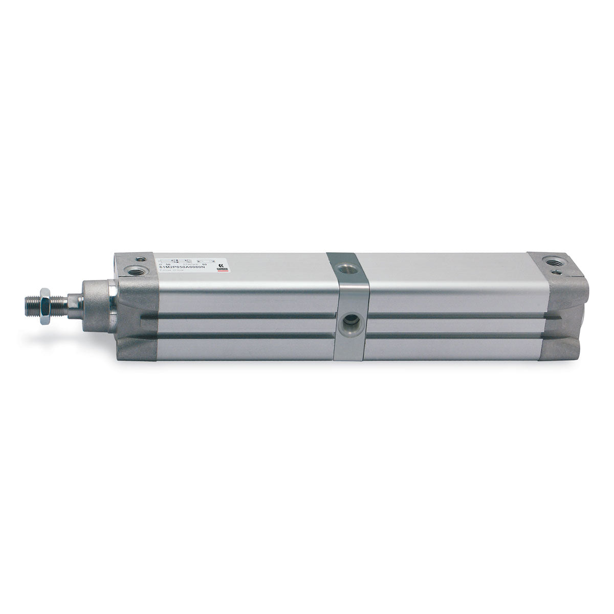 Camozzi | 61M2P080A0025N | 25mm Bore x 25mm Stroke | ISO 15552 | Pneumatic Cylinder