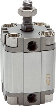 EMC | SES 32/25-B | 32mm Bore x 25mm Stroke | Compact | Pneumatic Cylinder