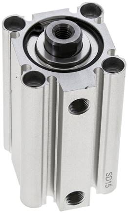 EMC | SQ 32/45 SZ | 32mm Bore x 45mm Stroke | Compact | Pneumatic Cylinder