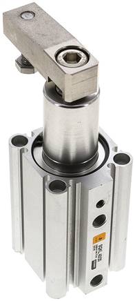 EMC SQKL 40/20 40mm bore x 20mm stroke clamping pneumatic cylinder