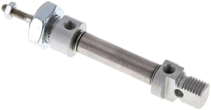 Airtec ZDM 8/10 8mm Bore x 10mm Stroke ISO 6432 Pneumatic Cylinder