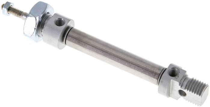 Airtec ZDM 8/25 8mm Bore x 25mm Stroke ISO 6432 Pneumatic Cylinder
